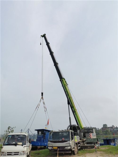 江夏区桥梁建设吊装案例